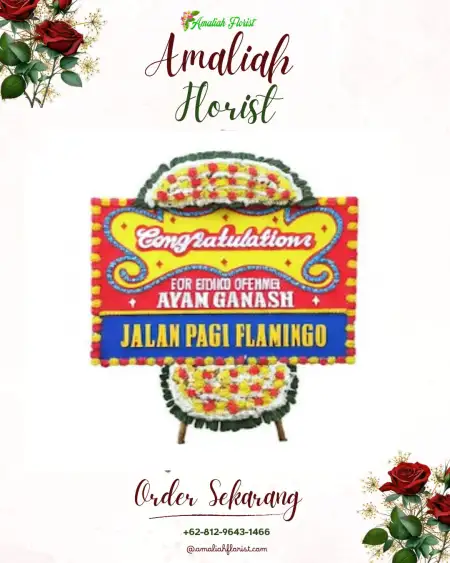 Sewa Papan Bunga Gemarang